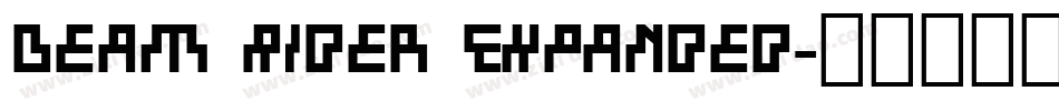 Beam Rider Expanded字体转换